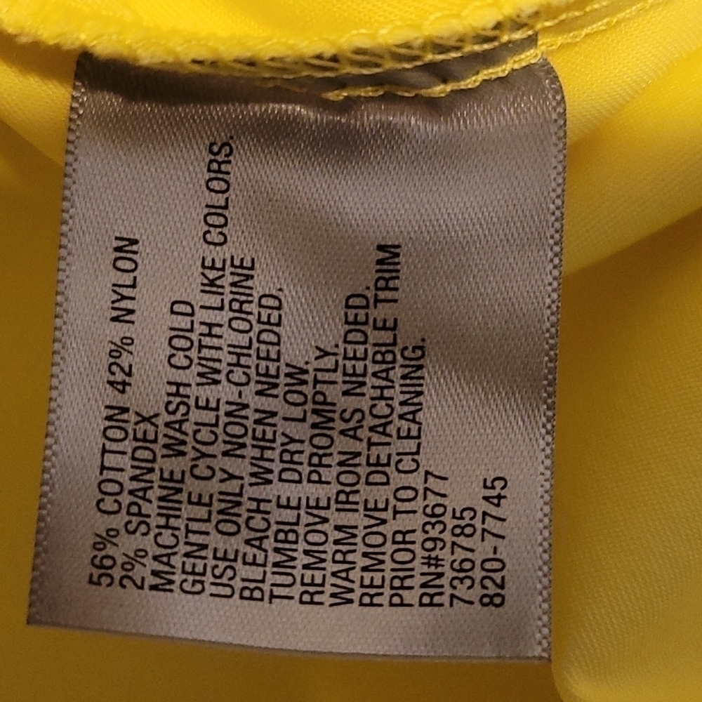 𝅺worthington Electric Yellow Belted Skirt - Picture 9 of 9